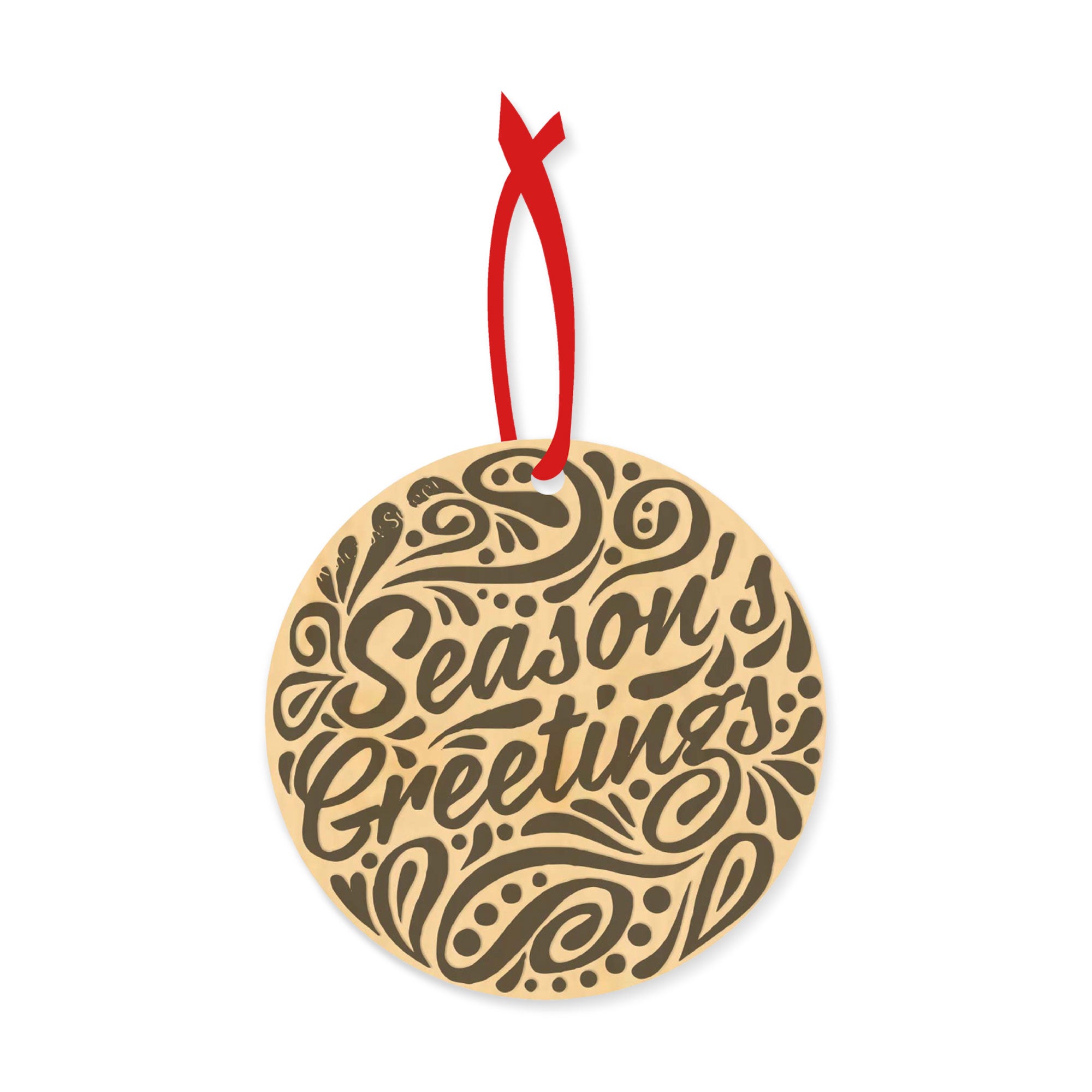 Season Greetings Tree Ornament