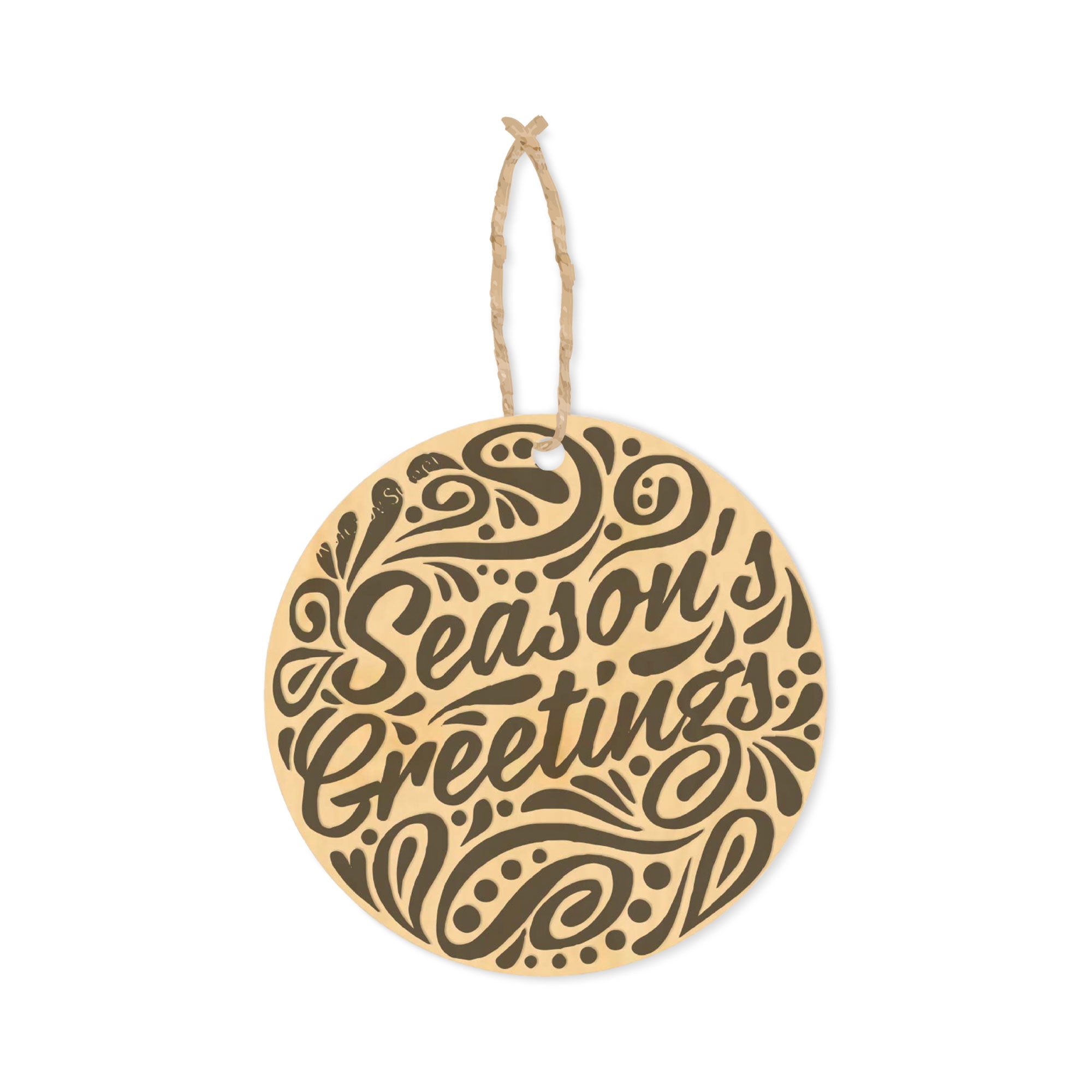 Season Greetings Tree Ornament