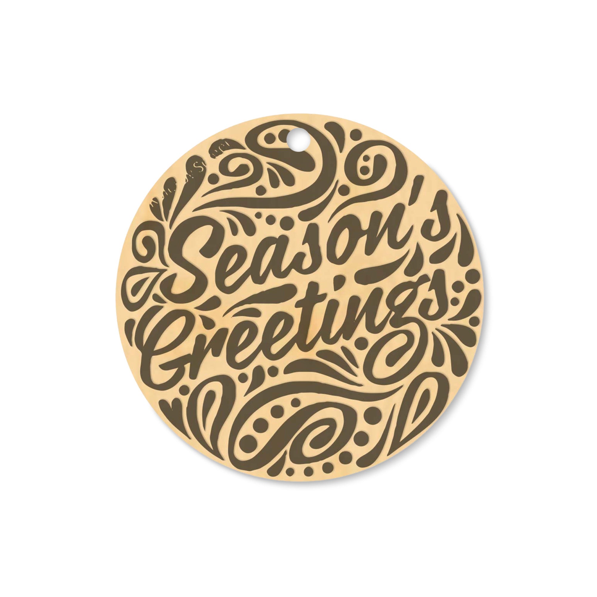 Season Greetings Tree Ornament
