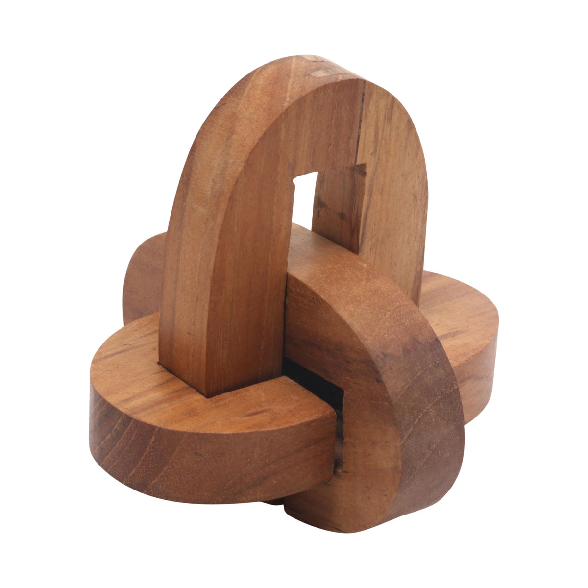 Chain Hook - A Small Wooden Pub Game Puzzle from Javanese Artisan 
