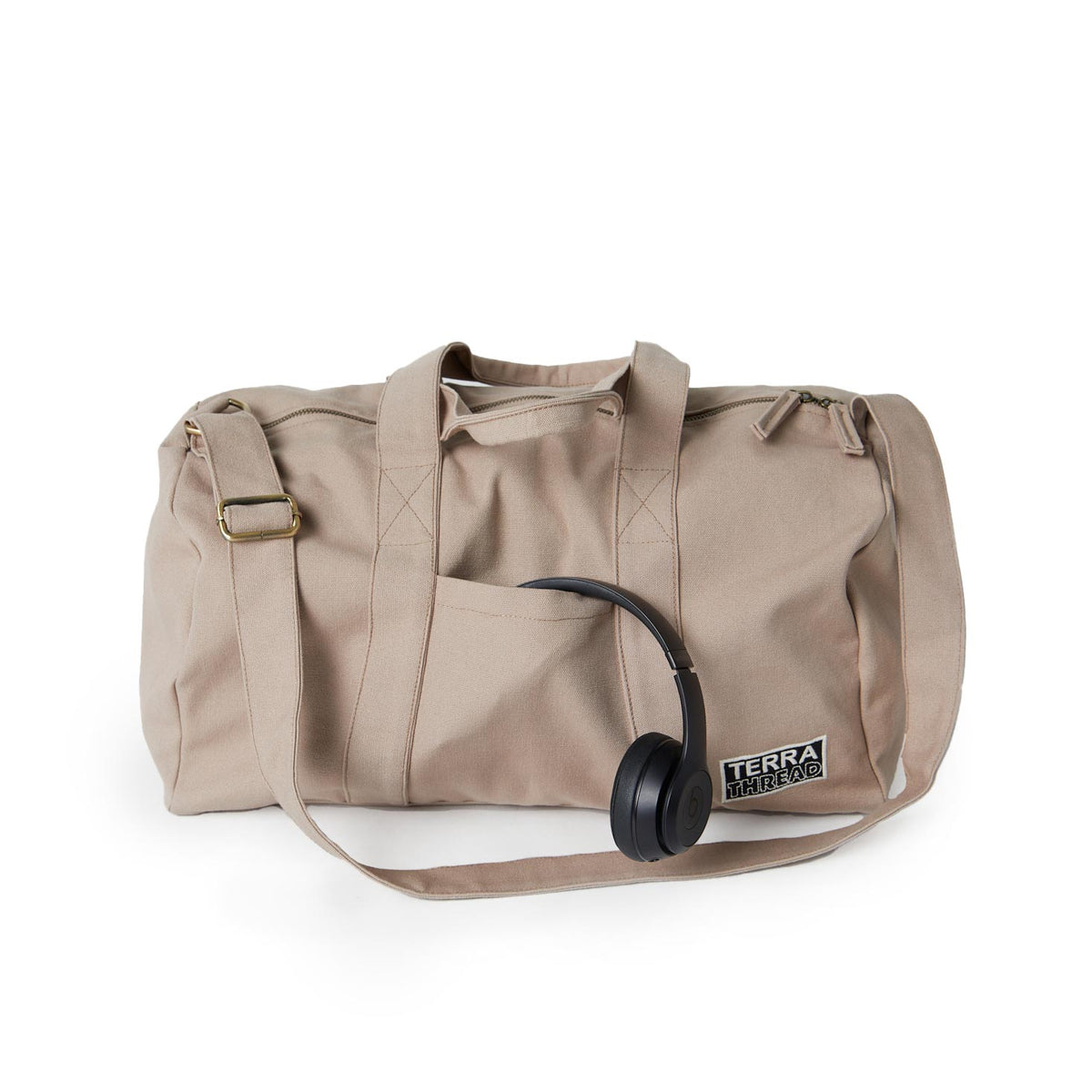 Organic Cotton & Recycled Gym Tote view 4
