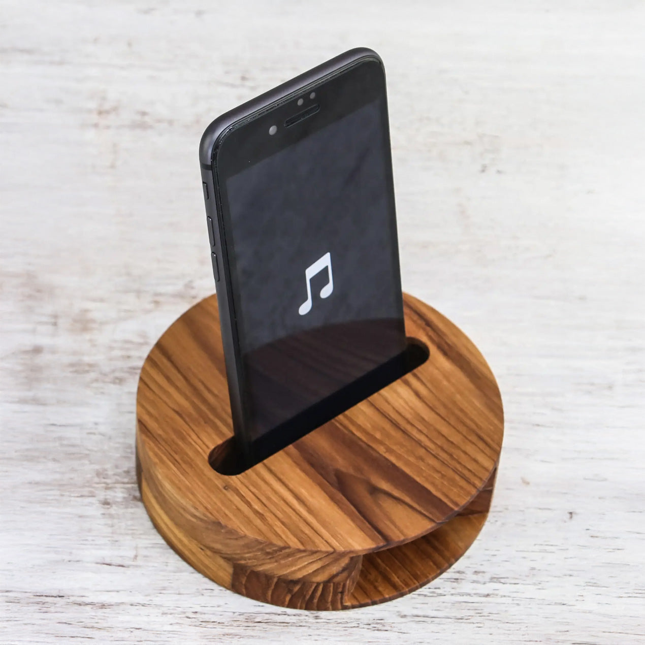 Thai Teakwood Phone Speaker