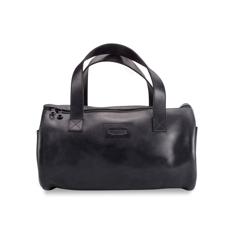 The Omo Overnight Bag in Black - Premium Full Grain Leather