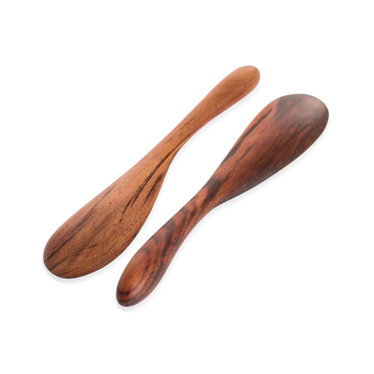 Unique Wood Serving Utensils (Pair) - Maya Cuisine