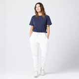 White Unisex Sweatpants - Eco-friendly choice and a comfortable fit for all