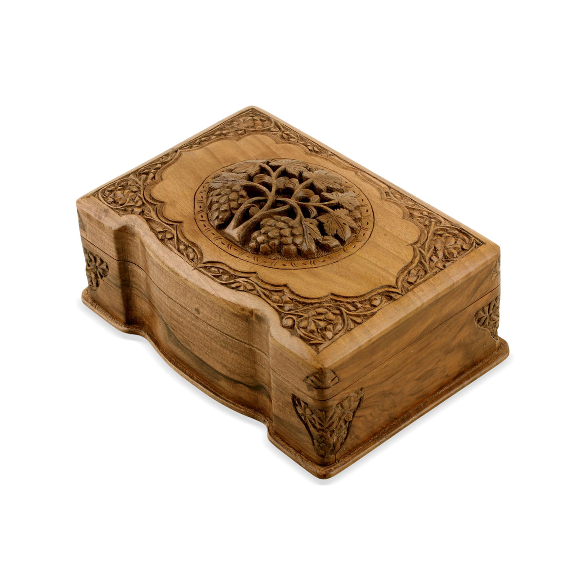 Walnut jewelry box - Vineyard