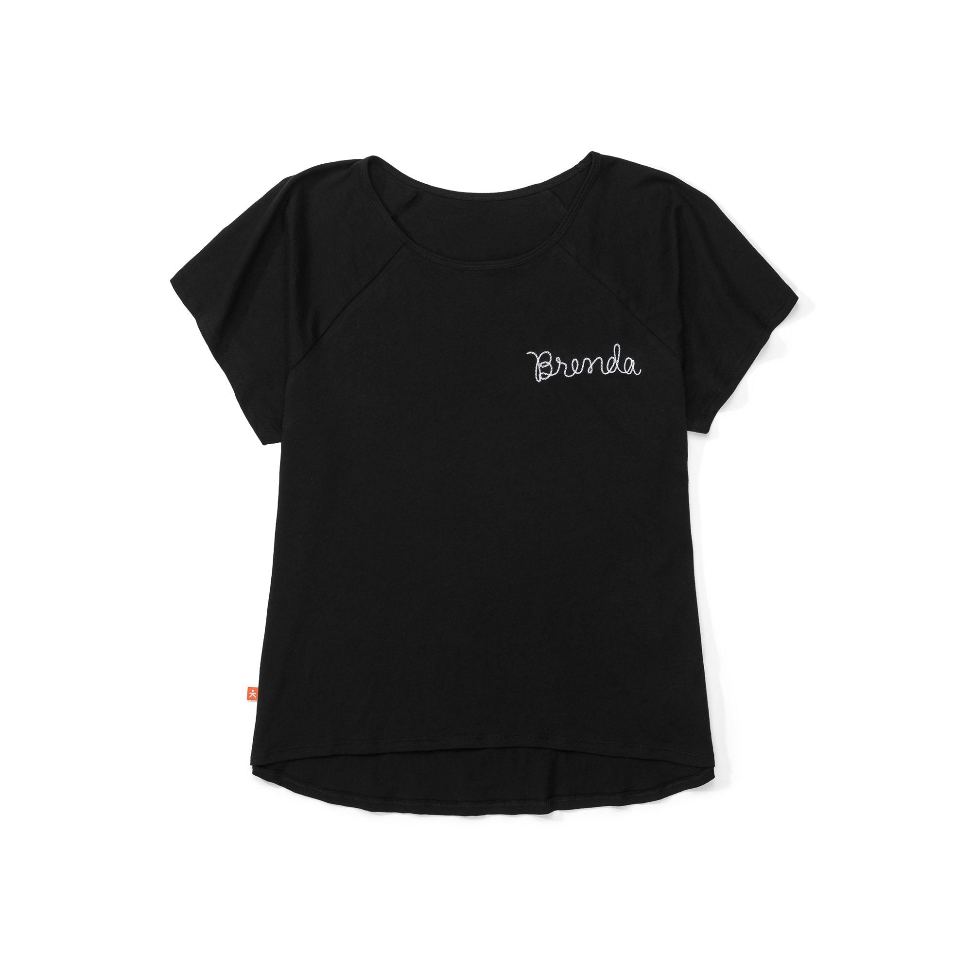Women's Raglan Crew Top - Customizable Lightweight Top with Flutter Sleeves