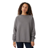 Oversized Sweatshirt - Women's Raglan Sweatshirt in Charcoal