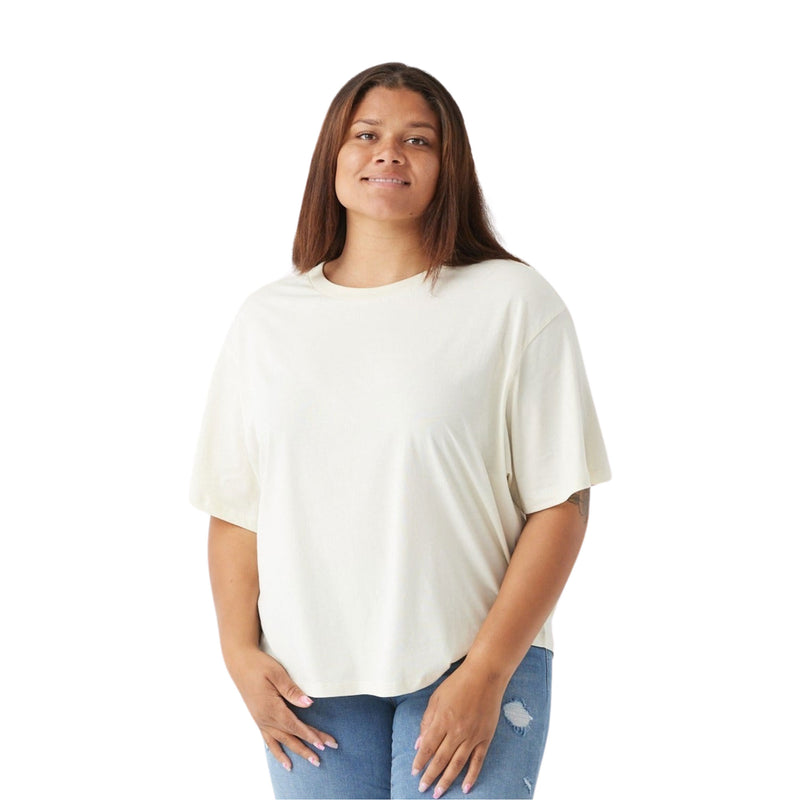 Women's Relaxed Shirt - Oversized and Comfortable Fit in Stone