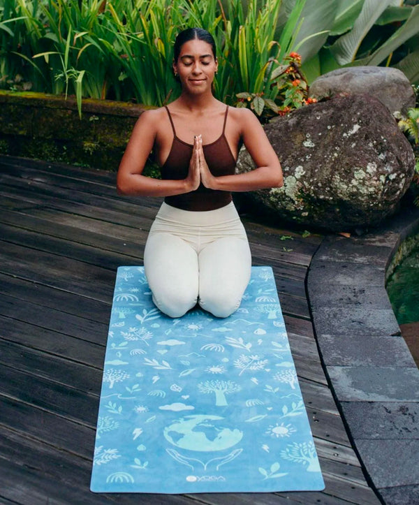 Combo Yoga Mat Bali Blue Earth (3.5mm)