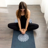 Combo Yoga Mat Mandala Black (1.5mm)