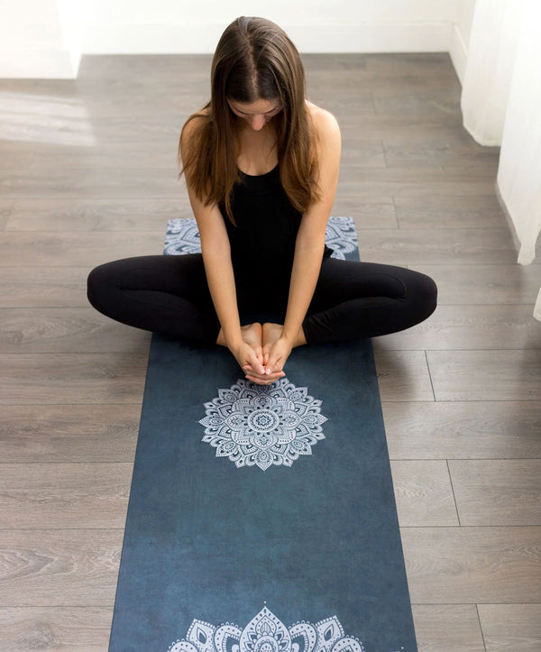 Combo Yoga Mat Mandala Black (5.5mm)