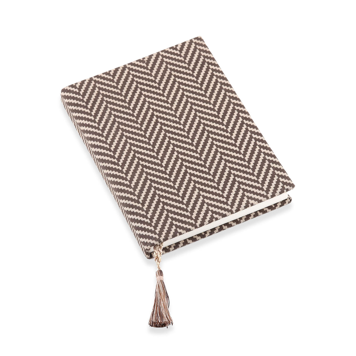 Handcrafted Journal - Cotton Pages with Zigzag Pattern