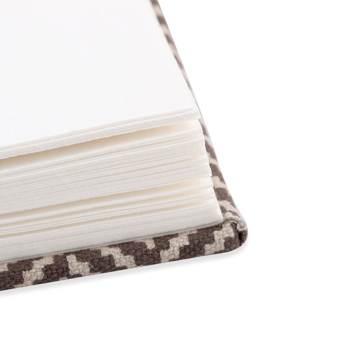 Handcrafted Journal - Cotton Pages with Zigzag Pattern