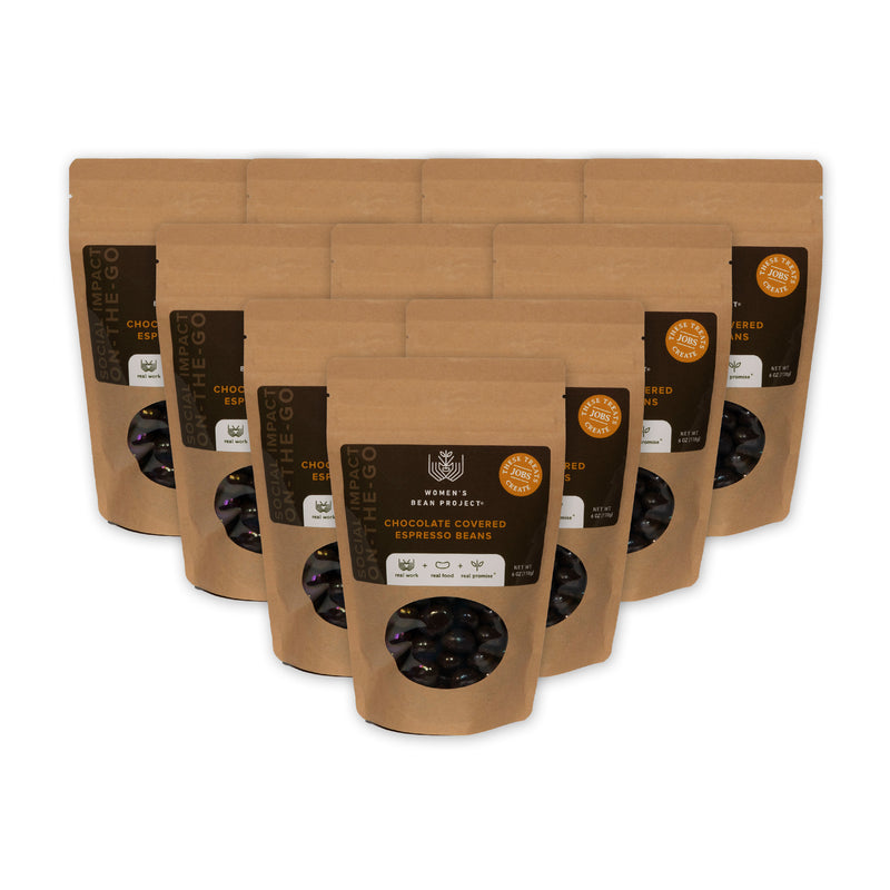Case of 10 Chocolate Covered Espresso Bean Packages