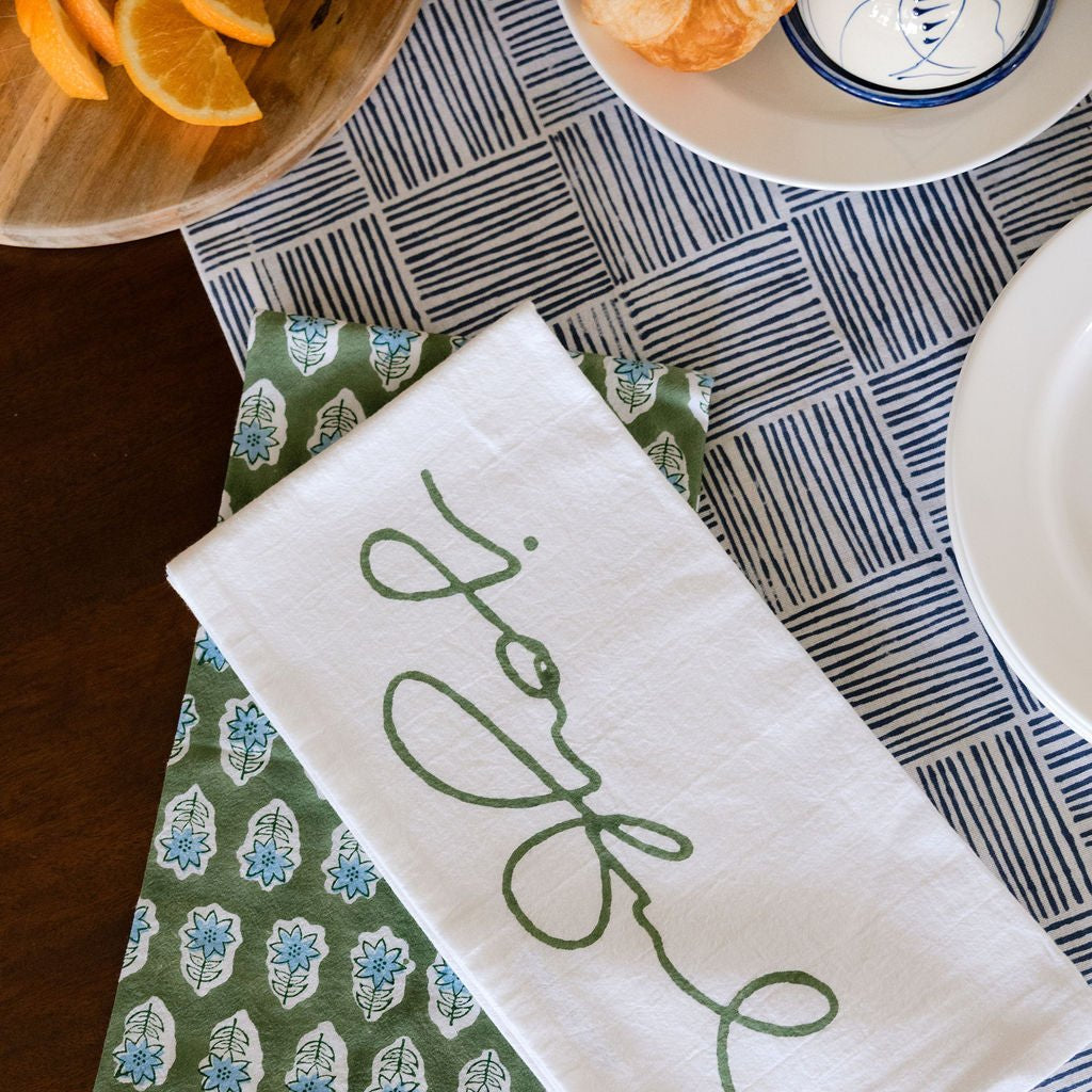 18x90 Hand Block Printed Table Runner