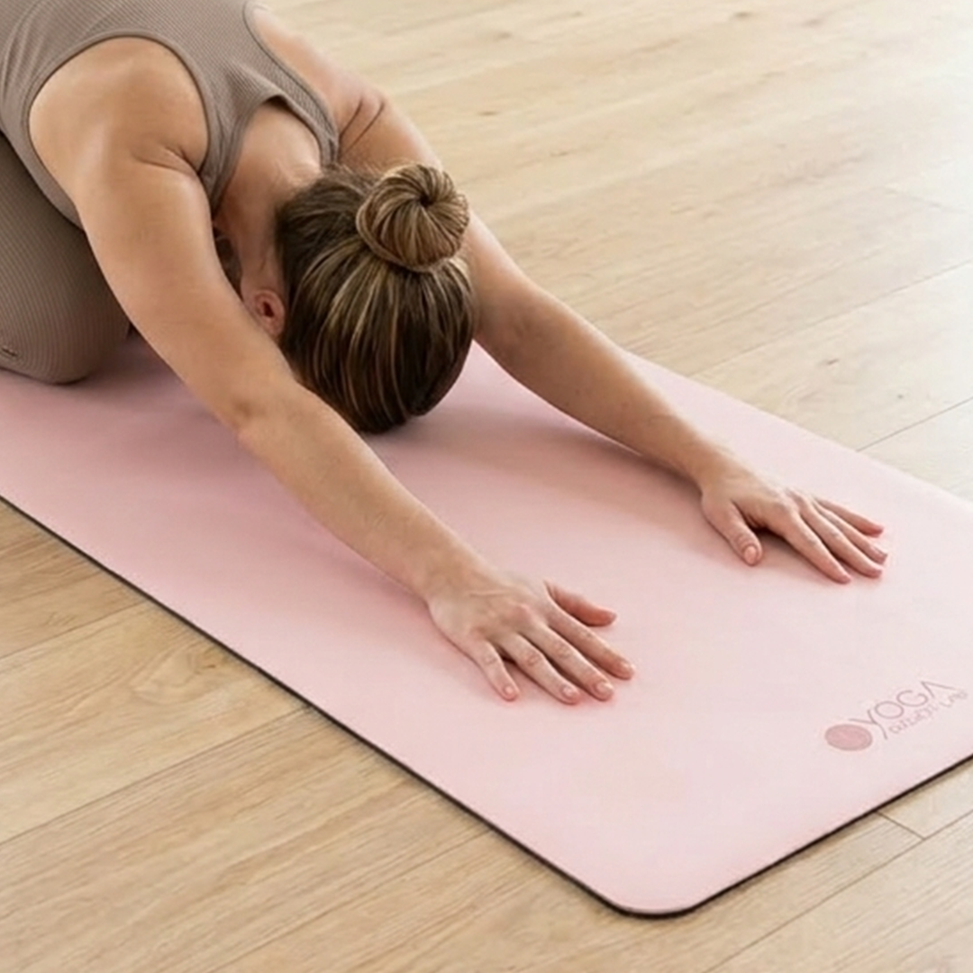 Pink Ribbon Infinity Yoga Mat in 5mm