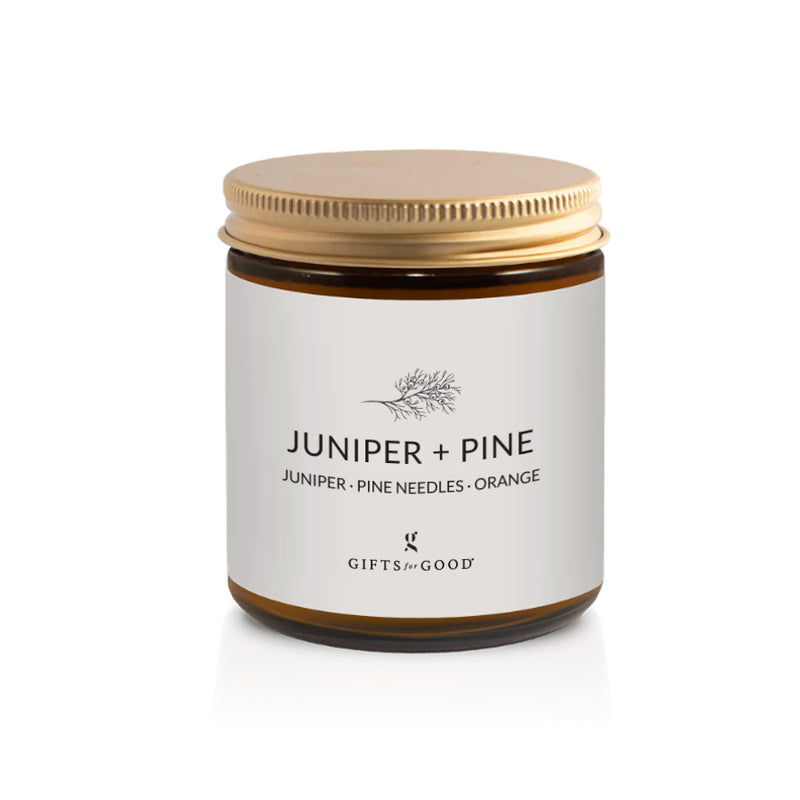 Juniper + Pine Scented Candle