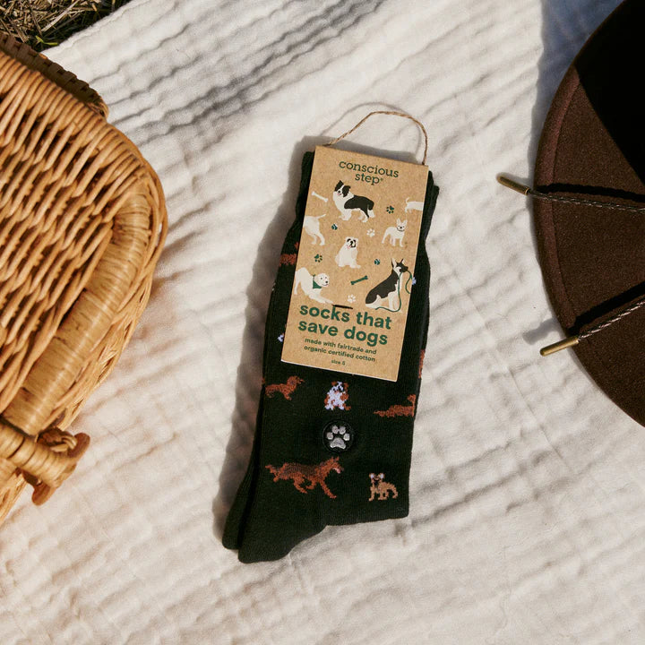 Socks that Save Dogs (Select from 10 Designs)