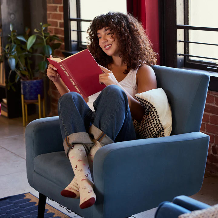 Socks that Give Books (Select from 10 Designs)