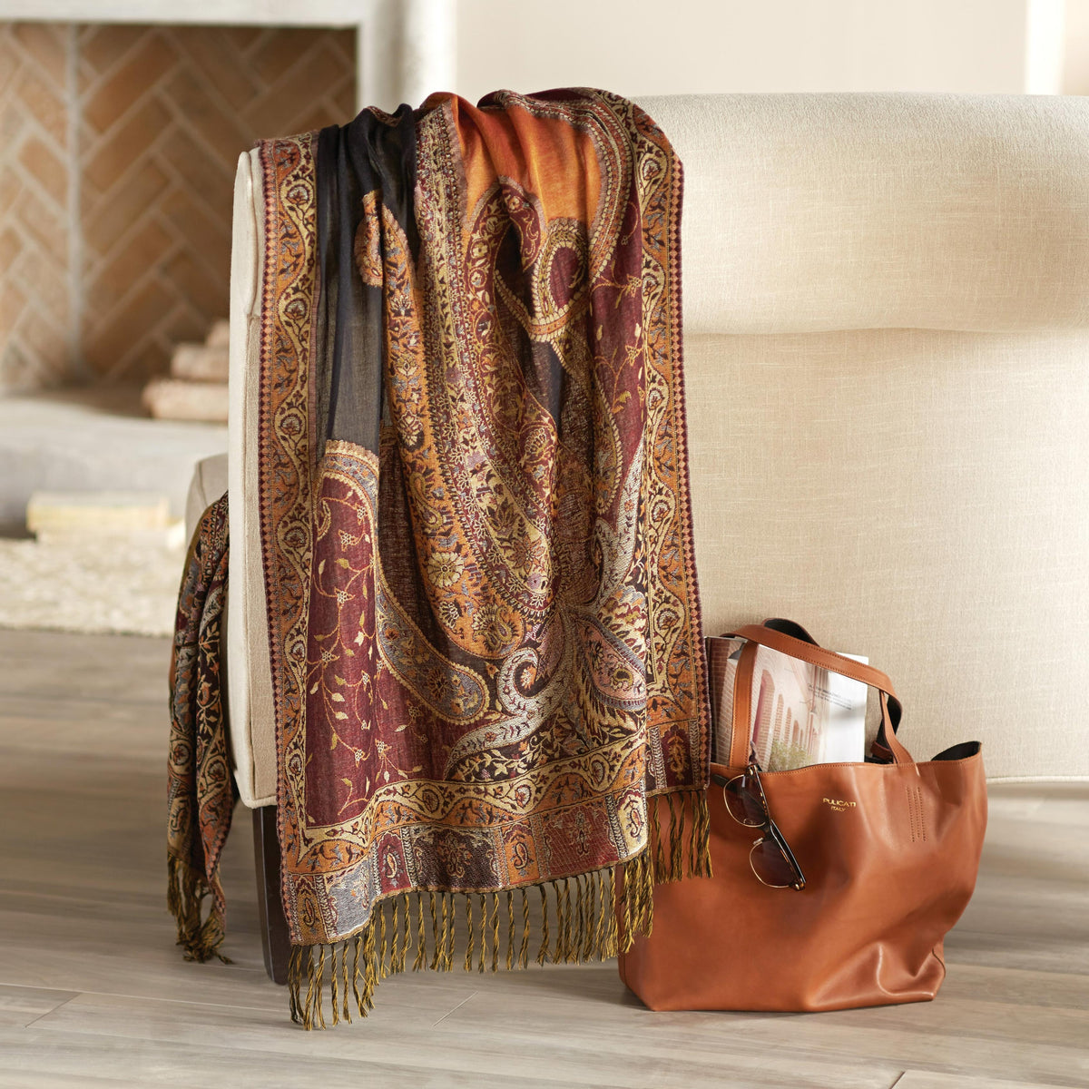 Himalayan Heirloom Jamawar Wool Shawl