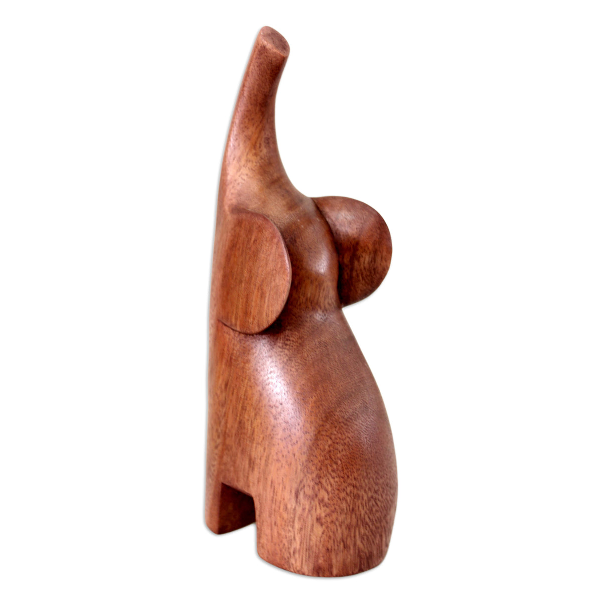 Handmade Wood Sculpture - Essential Elephant
