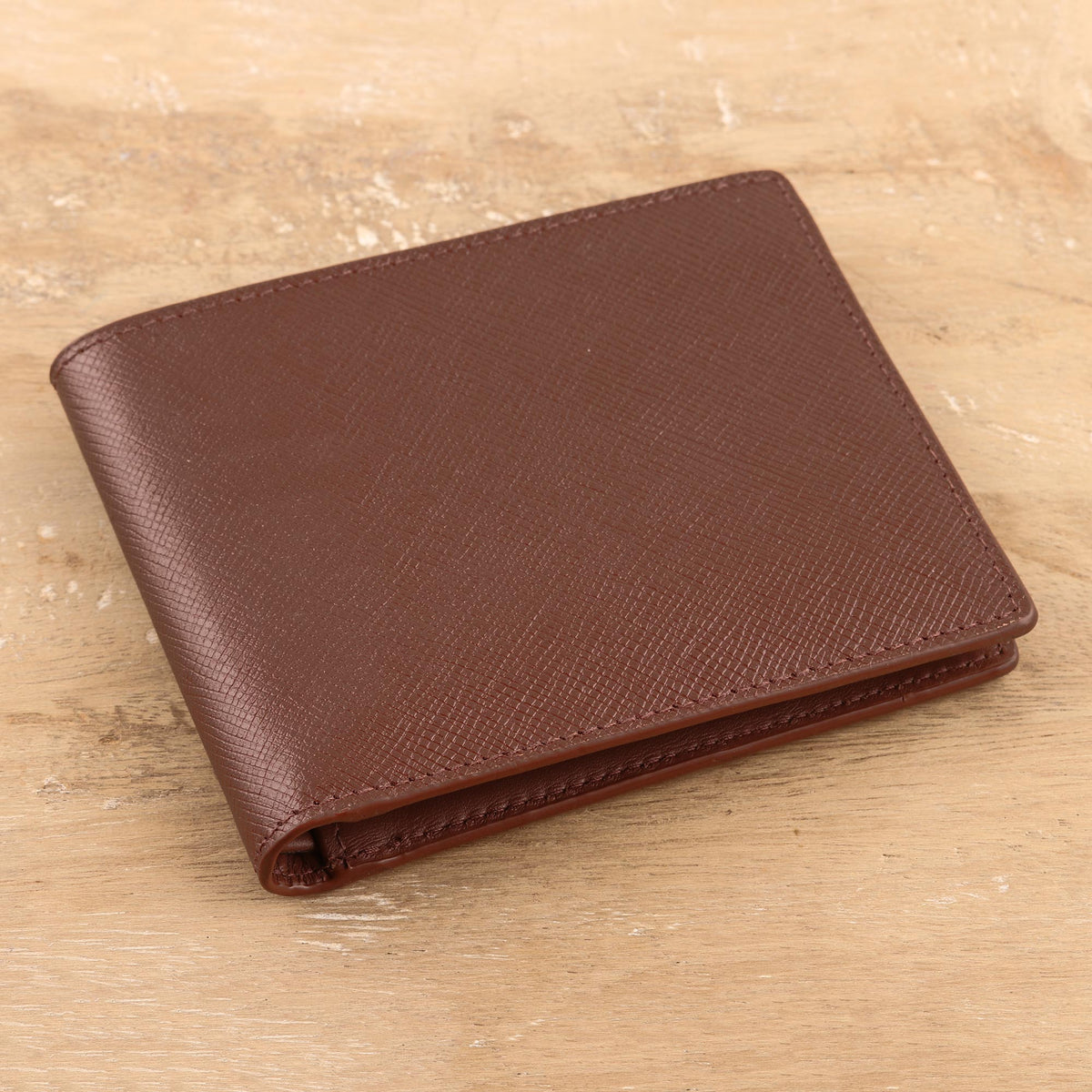 Versatile Brown Leather Wallet - Handcrafted by Artisans