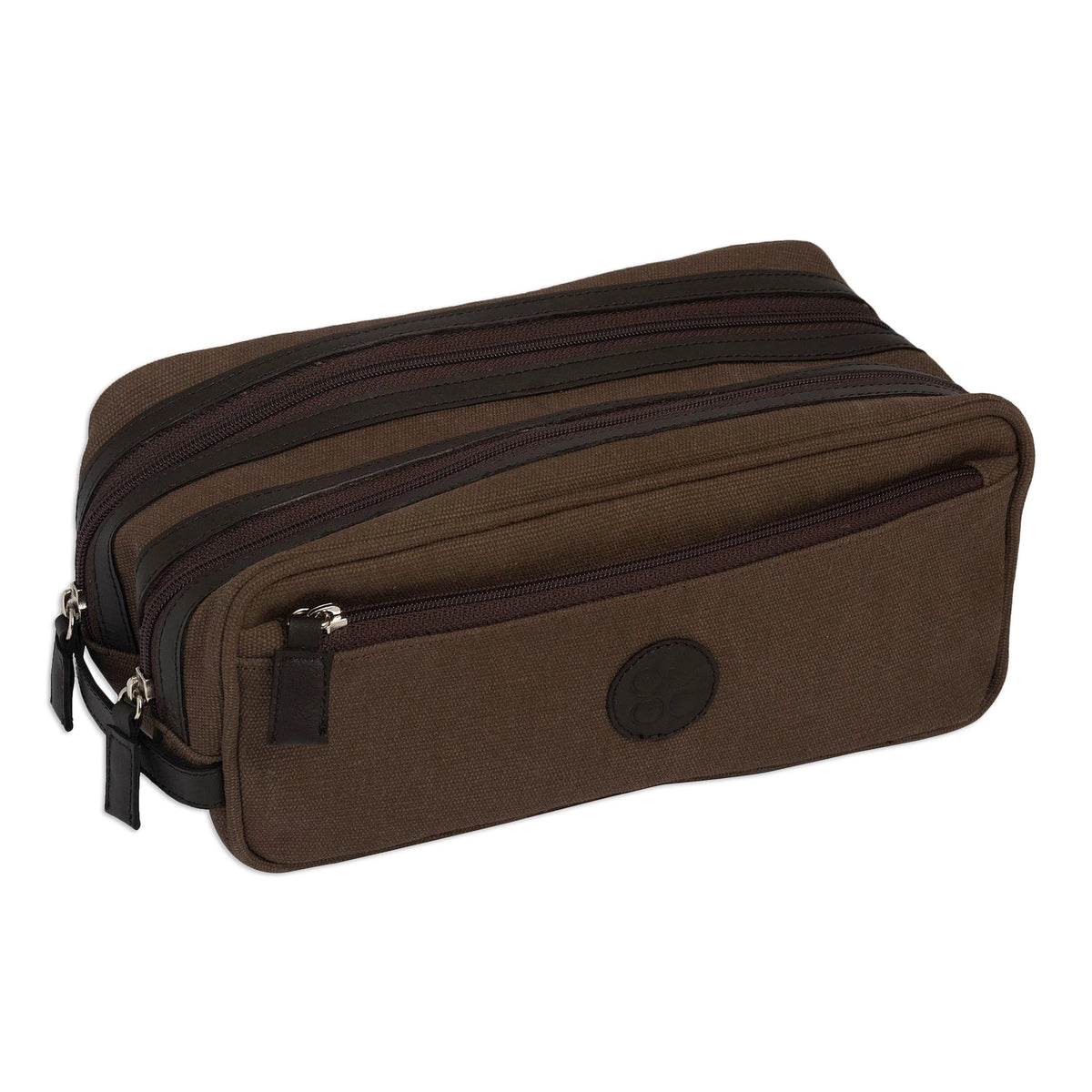 Canvas Dopp Bag in Chestnut Brown - Essentials