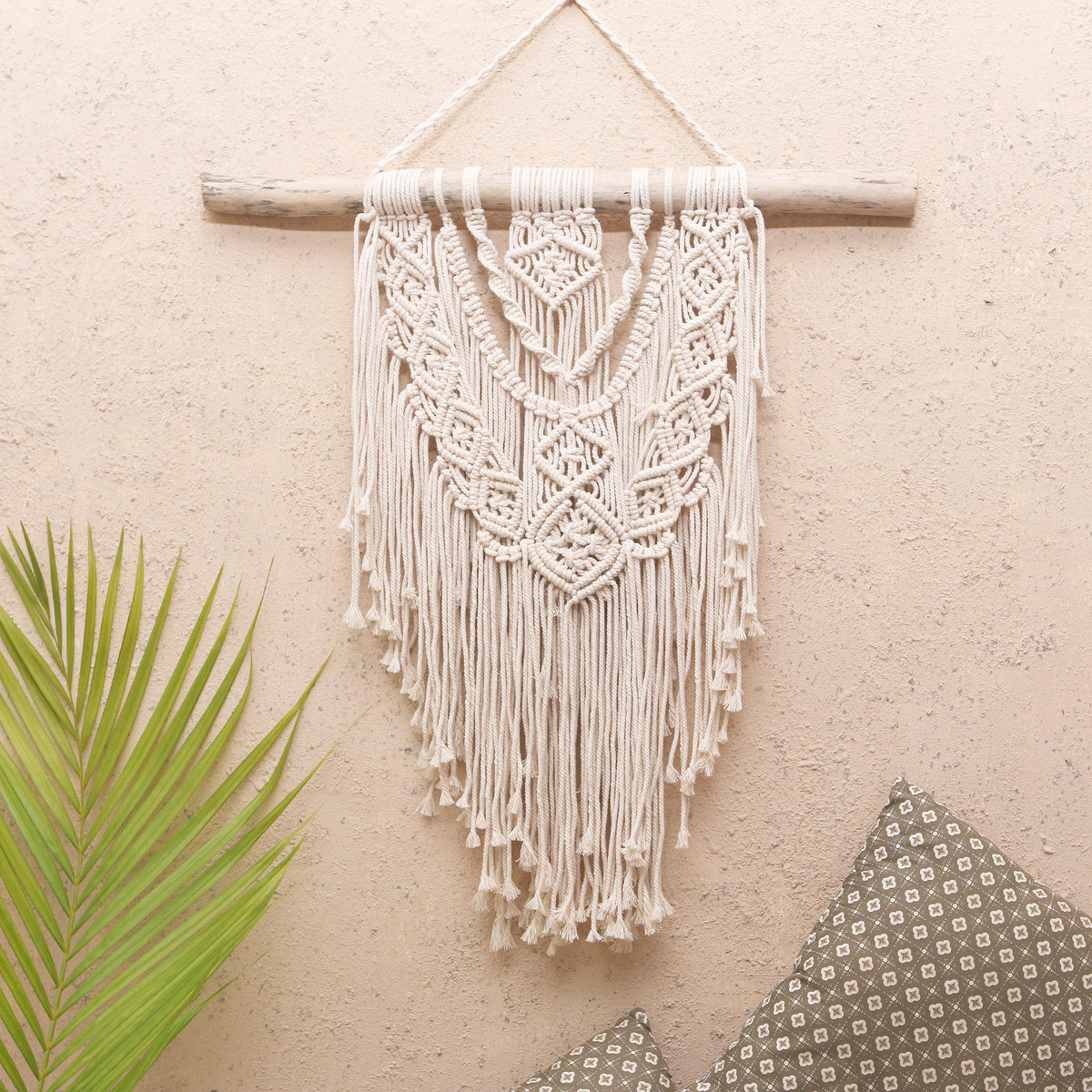 Balinese Cotton Macrame Wall Hanging - Boho Splash