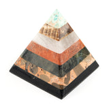 Good Energy Gemstone Pyramid Sculpture