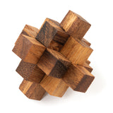 Set of Six Handcrafted Wooden Puzzle Set "Logical Mind"