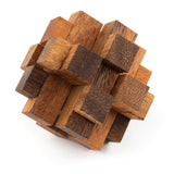 Set of Six Handcrafted Wooden Puzzle Set "Logical Mind"