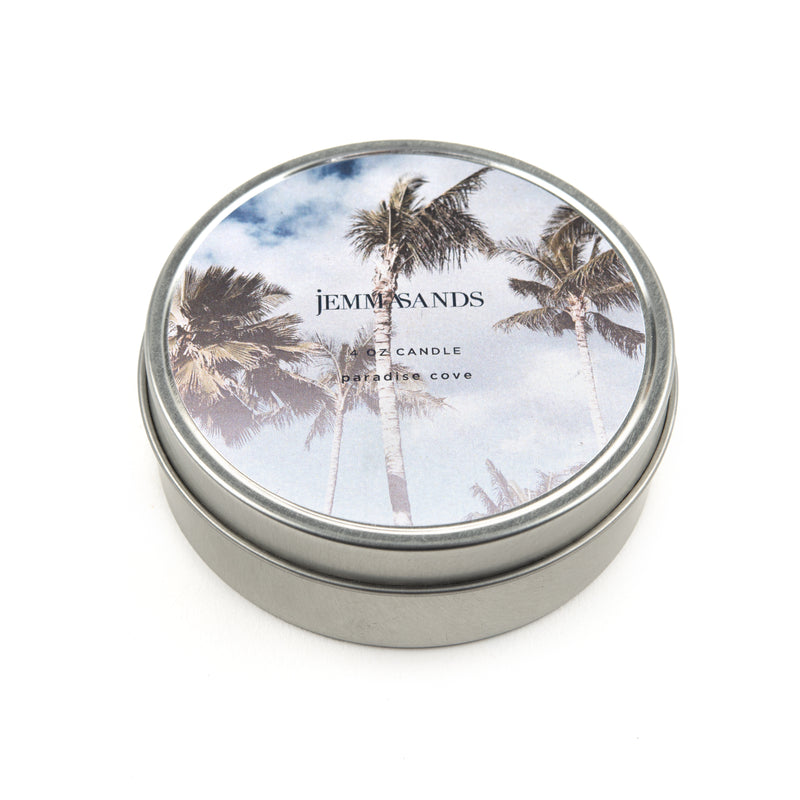 Handmade Custom Coconut Wax Travel Candle