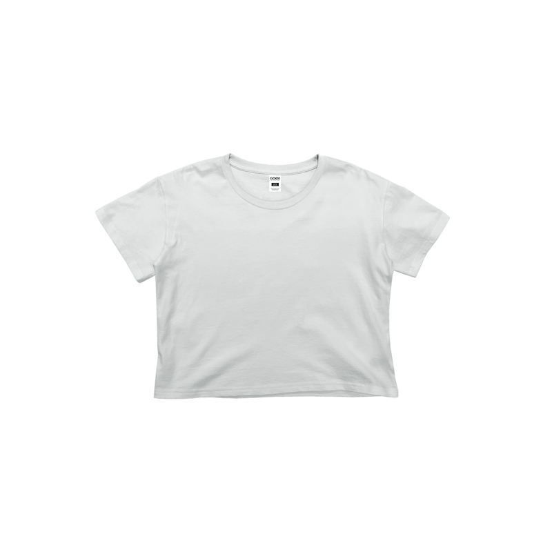 Ladies Premium Cotton Crop Tee