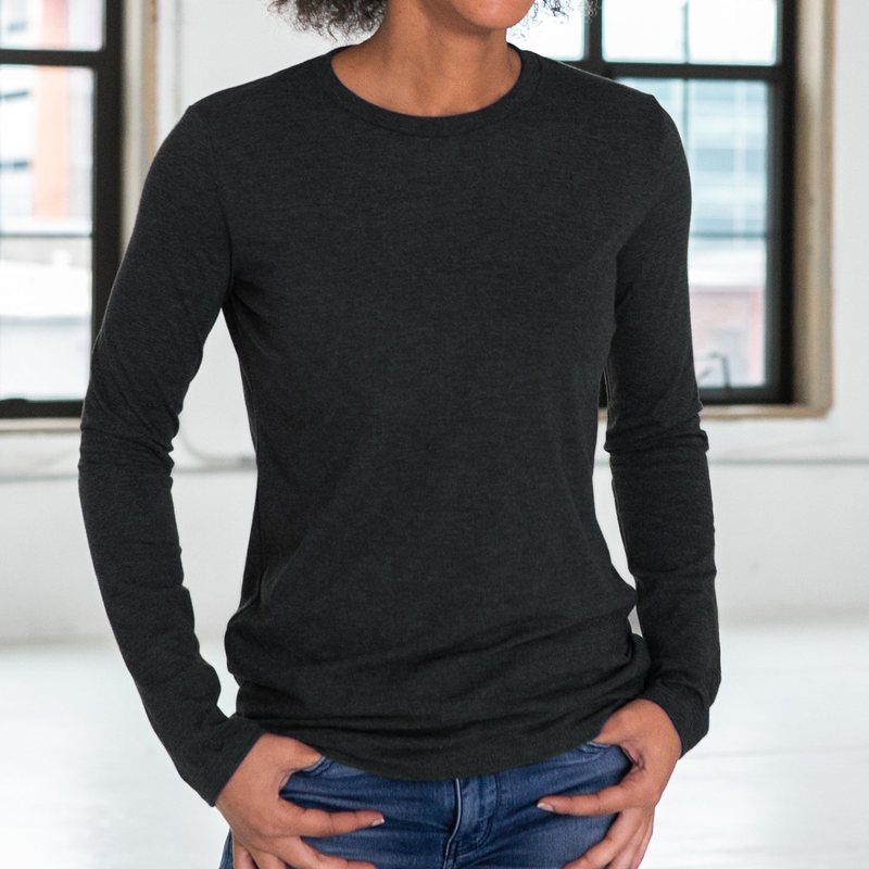 Ladies Eco-Triblend Long Sleeve Tee
