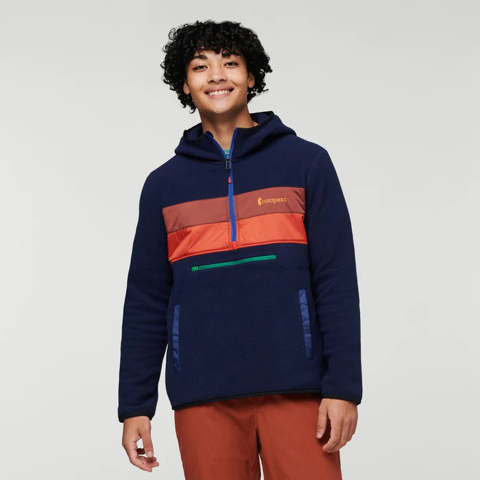 Teca Fleece Hooded Half-Zip Jacket Men's