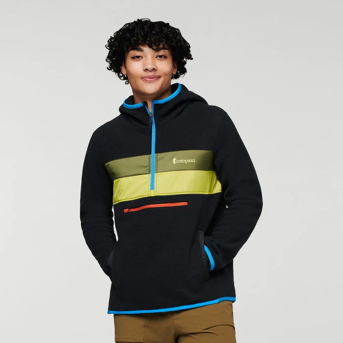 Teca Fleece Hooded Half-Zip Jacket Men's