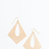 Everly Gold Filigree Dangle Earrings