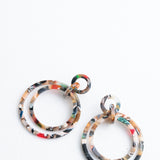 Margot Multicolored Resin Dangle Earrings