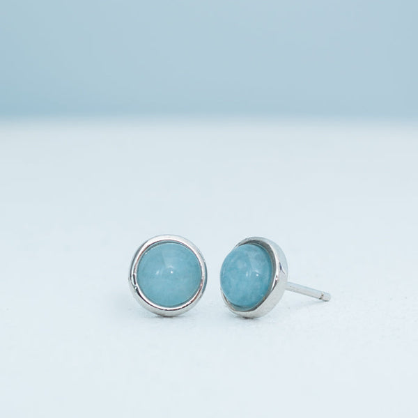 Breathe Aquamarine Studs