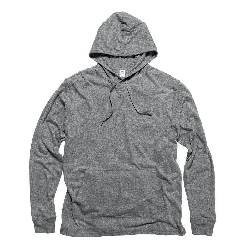 Unisex Eco-Triblend Long Sleeve Hooded Tee