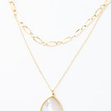 Holly Layered Mother-of-Pearl Necklaces