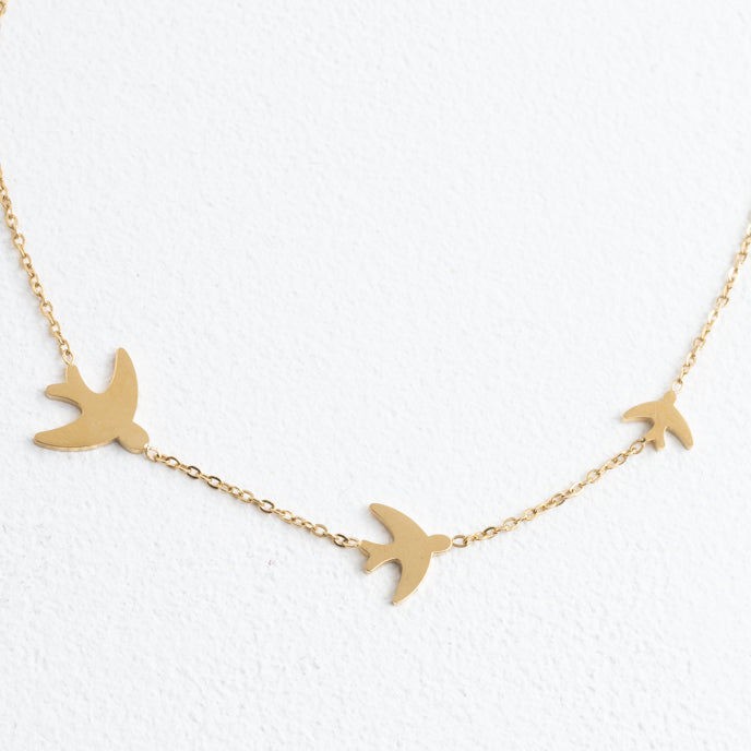 Sparrow Gold Necklace