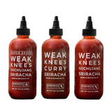 Weak Knees Sriracha Gift Set