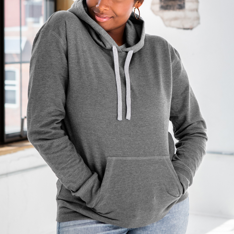 Heathered hoodie sales