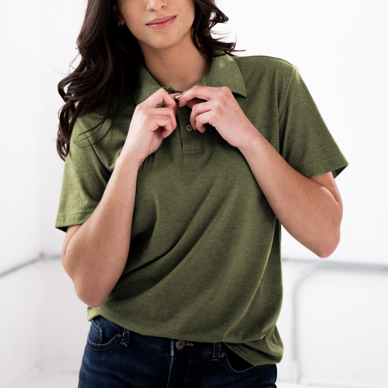 Unisex Eco-Triblend Polo