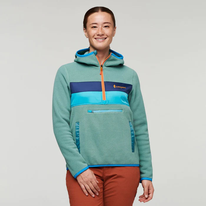 Teca Fleece Hooded Half-Zip Jacket Women's