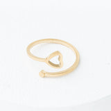 Ada Gold Heart Ring