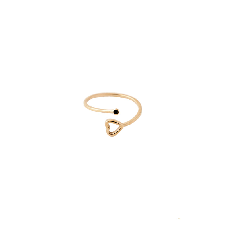 Ada Gold Heart Ring