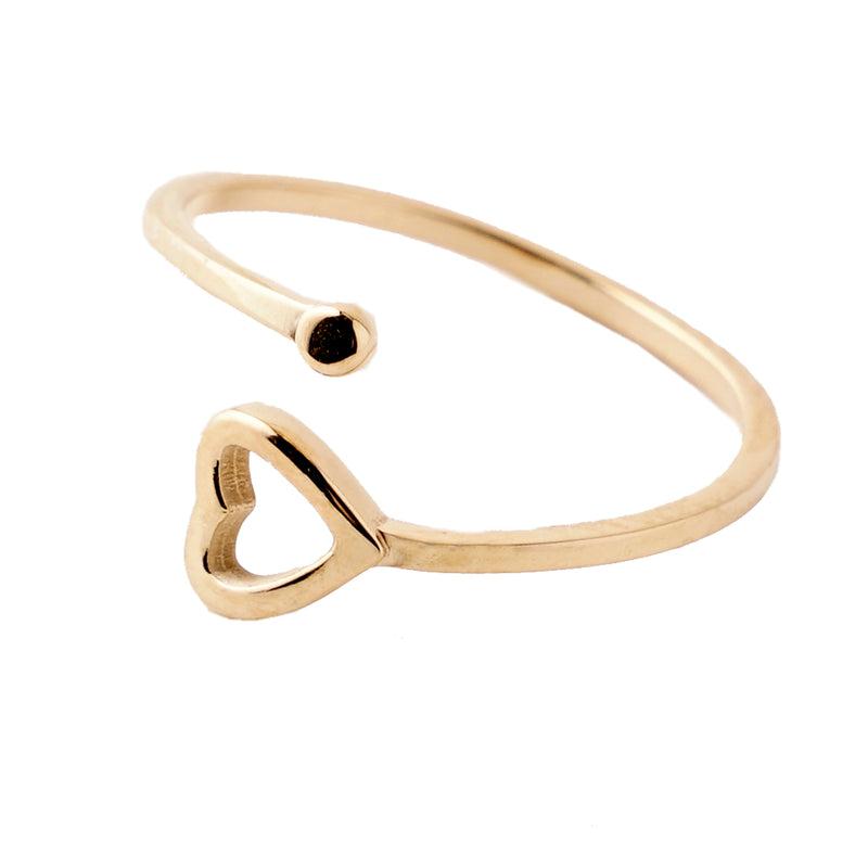 Ada Gold Heart Ring